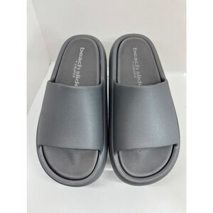 NWB J Slides Beach Slides Grey Eva Squish Size US 6 M